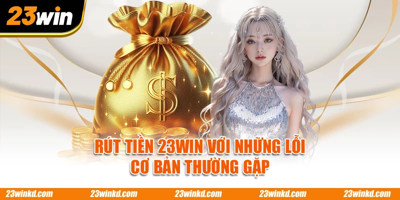 Rút tiền 23WIN với những lỗi cơ bản thường gặp