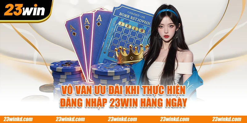 Vô vàn ưu đãi khi thực hiện đăng nhập 23WIN hàng ngày